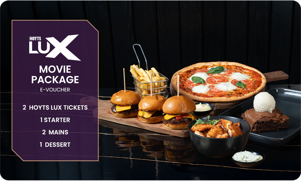 HOYTS LUX 3 Course & Movie for Two